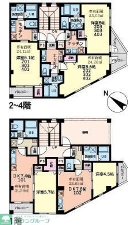 EPガーデン新小岩の物件間取画像